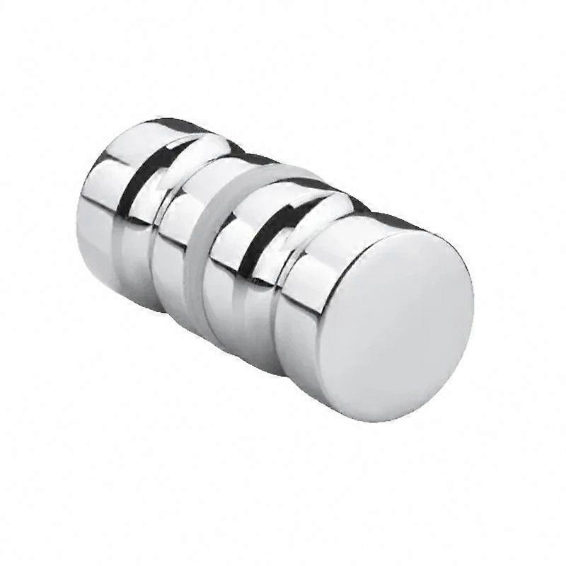 Shower Door Handle Knobs, Pair Aluminum Alloy Groove Style