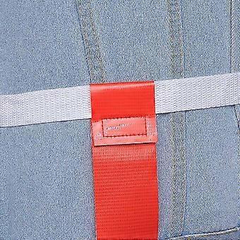 Football Label Webbing Waist Belt with Red Flags 12Pcs Set_OpLa1
