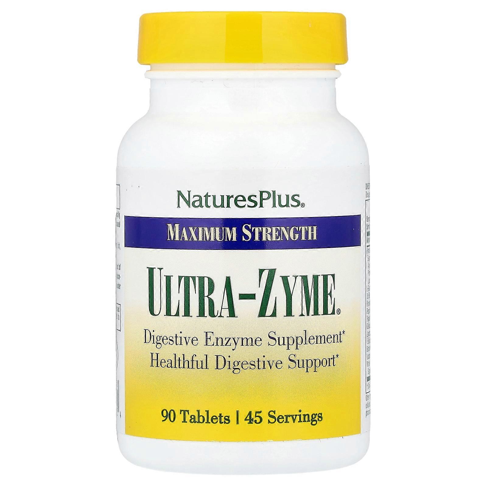 NaturesPlus, Ultra-Zyme®, Maximum Strength, 90 Tablets