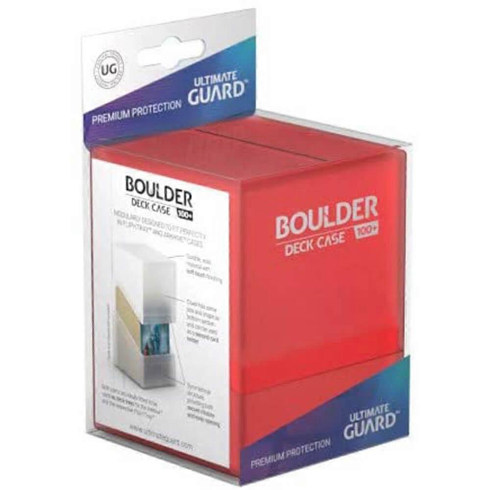 RUBY Ultimate Guard Boulder 100+ Standard Size Cards Handy Solid Deck Box Case