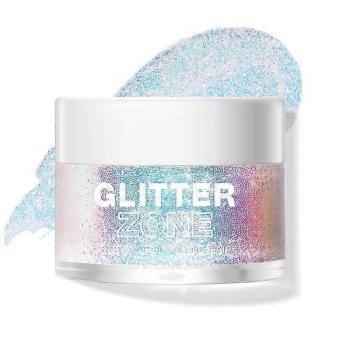 Holographic Body Glitter Gel for Face, Hair and Lip, Color Changing Shimmer Gel 1.35 oz (1#)