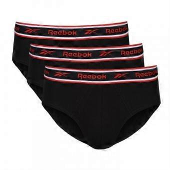 Reebok Mens Cotton Elasticated Waist Briefs (Pack of 3)
