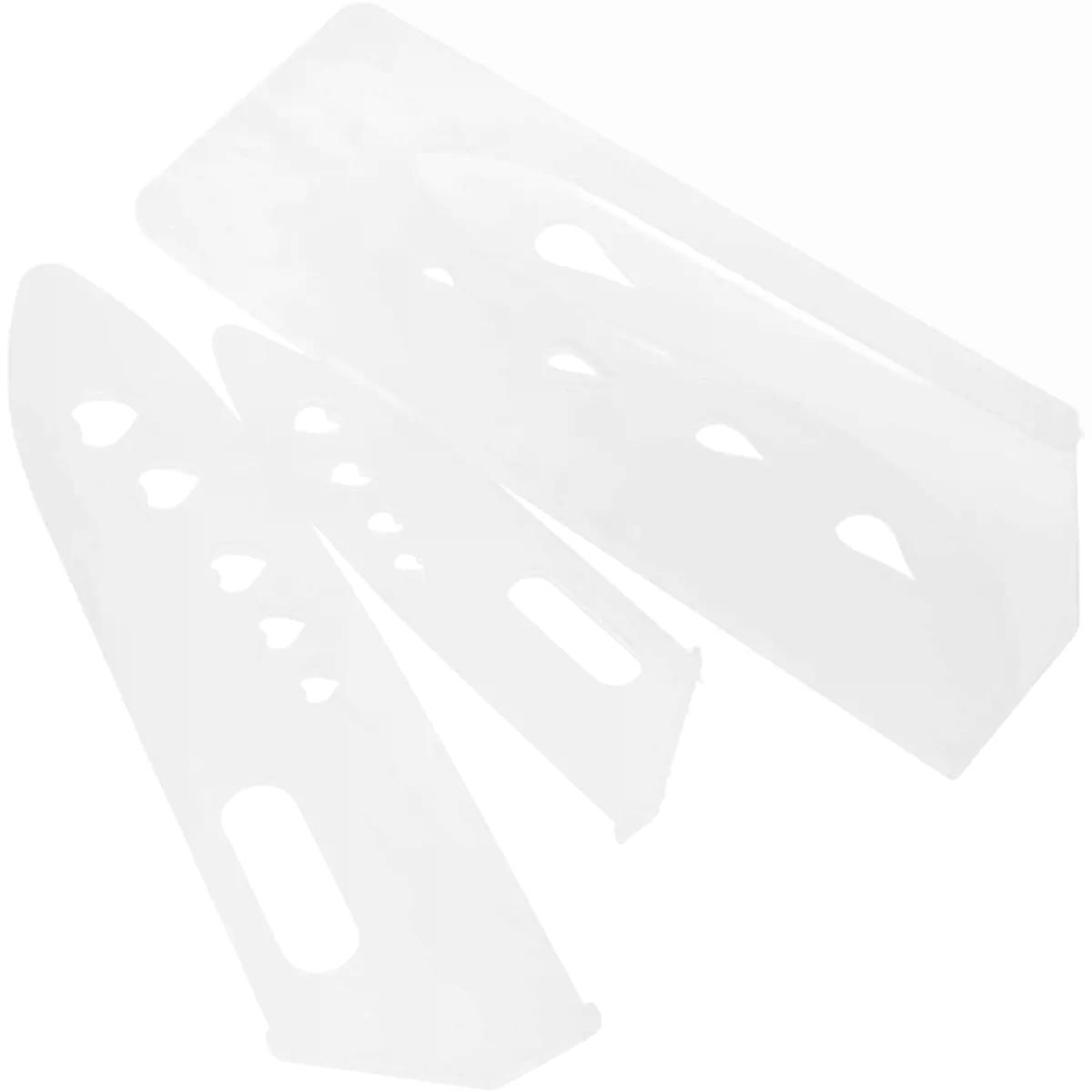 3pcs PP Plastic Knife Sheaths for Kitchen Storage and Identification