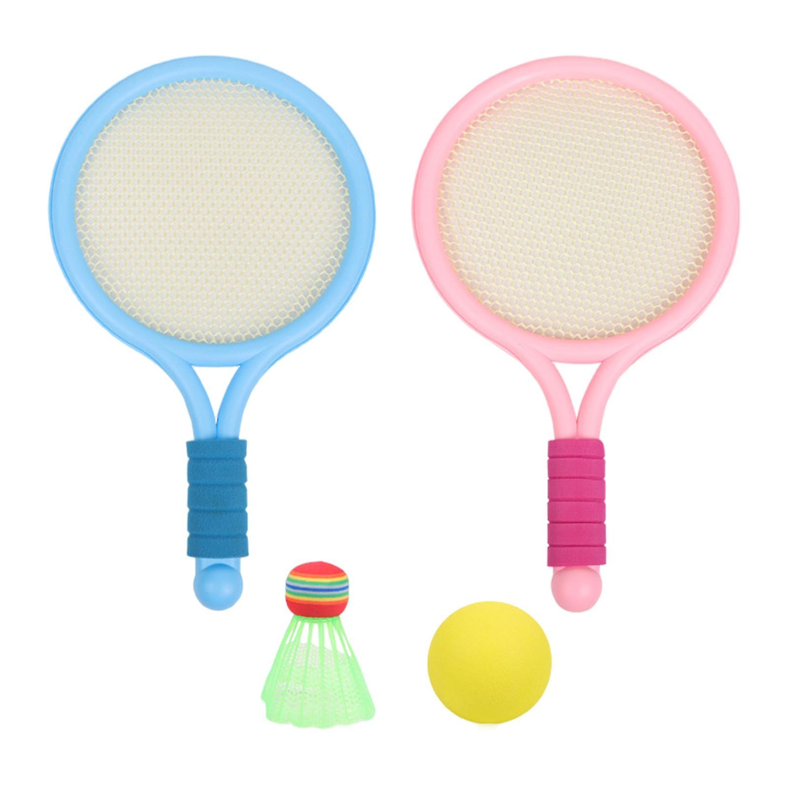 Stabiele peuter racket set flexibele groef textuur abs racket speelgoed set voor sport