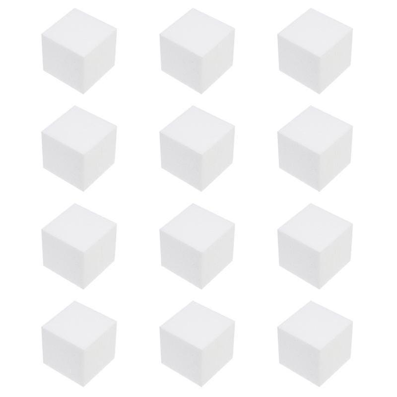 7X7cm White Pots & Planters 20pcs Square Design Foam Pads Home Flower Arranging Bases Diy Foam Cushi