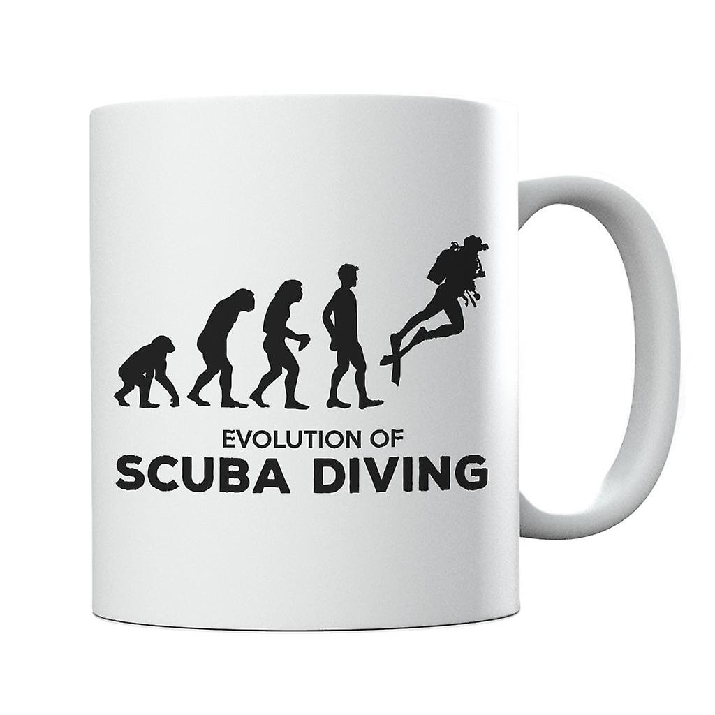 Evolution Of Scuba Diving Mug