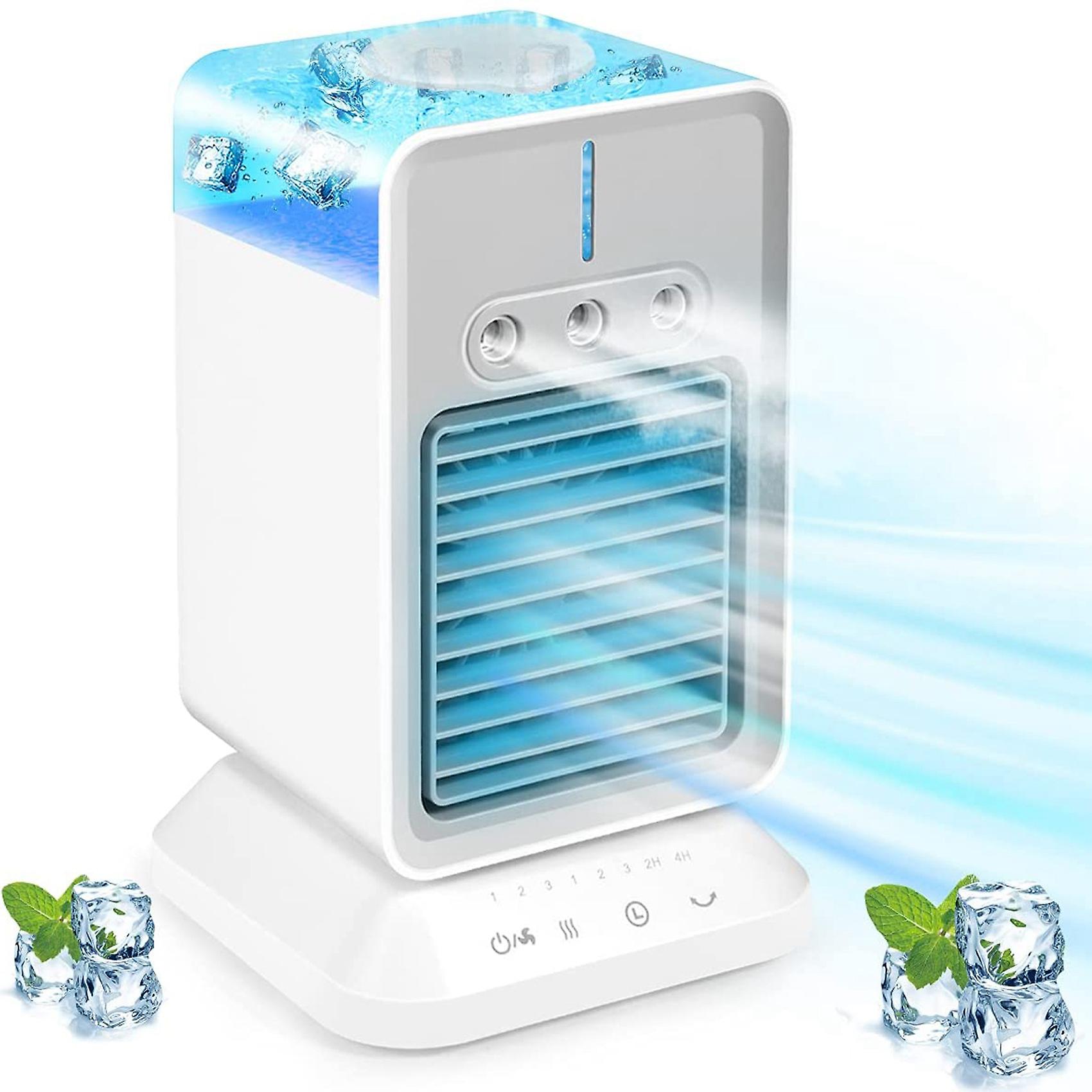 Personal Air Conditioner,Portable Evaporative Air Cooler Fan Timing & Oscillation Function Humidifi