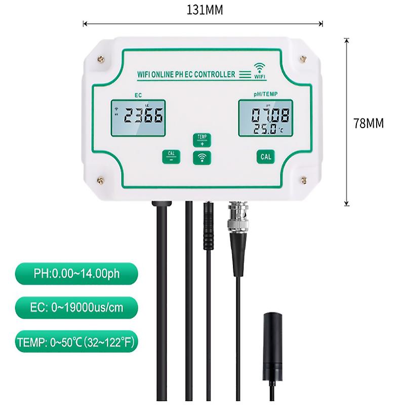 W2823 Sanhe Wifi 水質検出器 EC 導電率 Ph pH 温度 水質分析装置