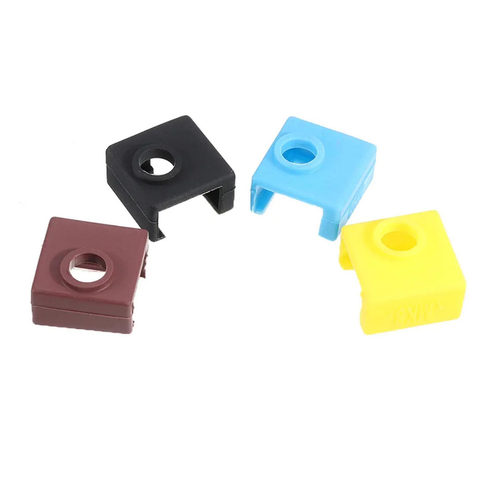 3D Printer Heat Block Silicone Cover Case MK8 Hotend Extruder Silicone Insulation Socks Compatible