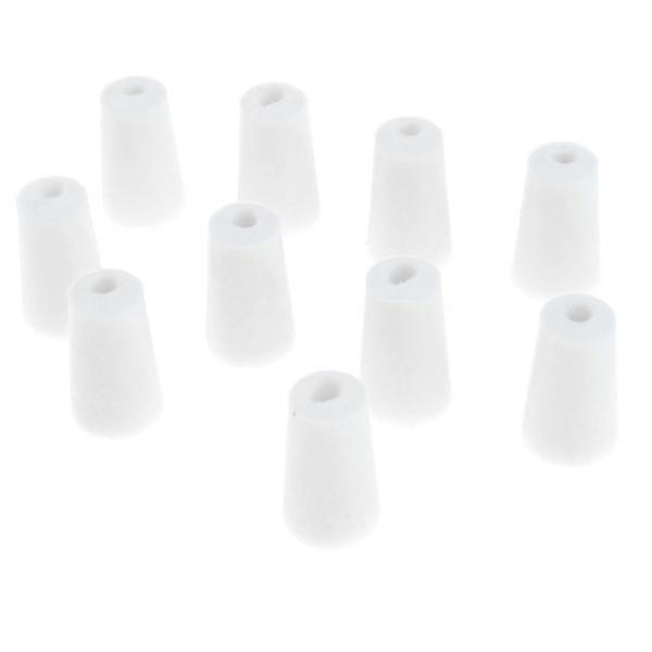 5x10pcs Rubber Stopper Lab Tapered Plugs for Flask Test Tubes 8-12mm