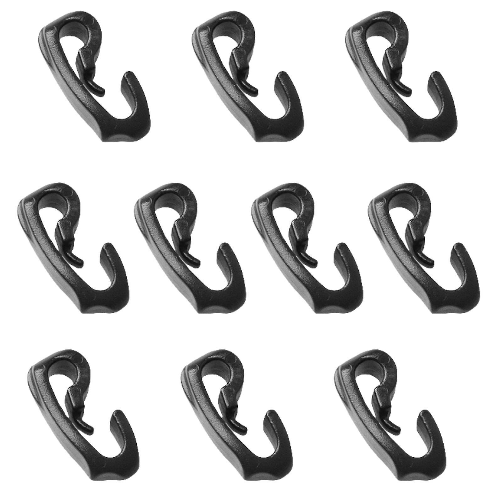 10x Climbing Camping Tent Hook Kayak Cord Hook for Awning, Shelter, Tent
