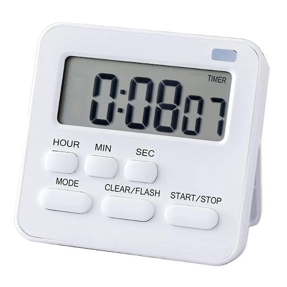 Kitchen Timer,egg Timer With Clock,digital Timer Stopwatch With Lcd Loud Alarm For Cooking,baking