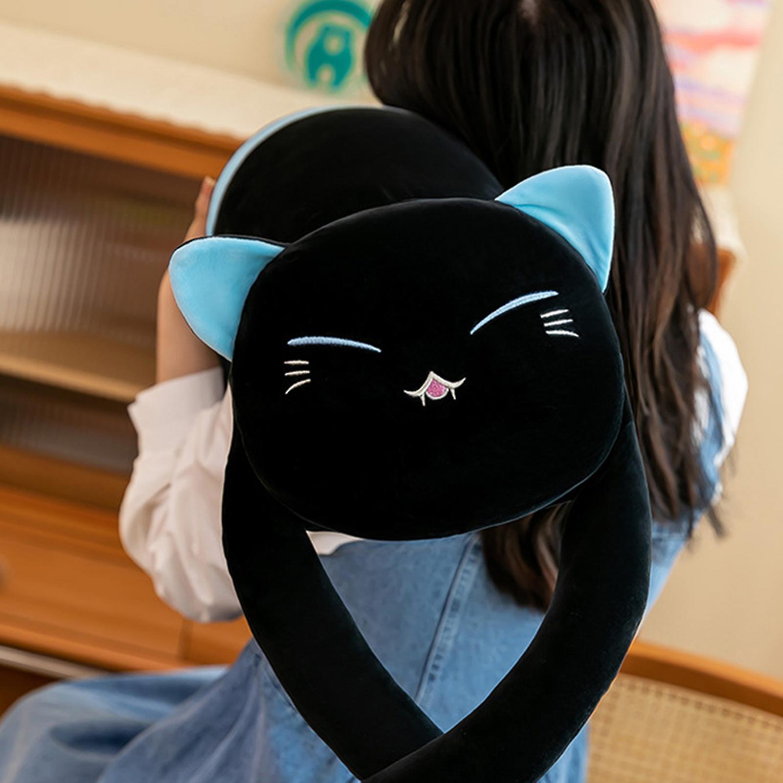 Cute Cartoon Striped Cat Plush Toy Stuffed Animal Doll Soft Comfortable Skin-friendly Plush Toy For Kids Baby Comforting Gift