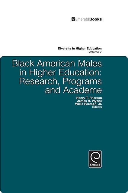 Black American Males In Higher Education Hardback Book