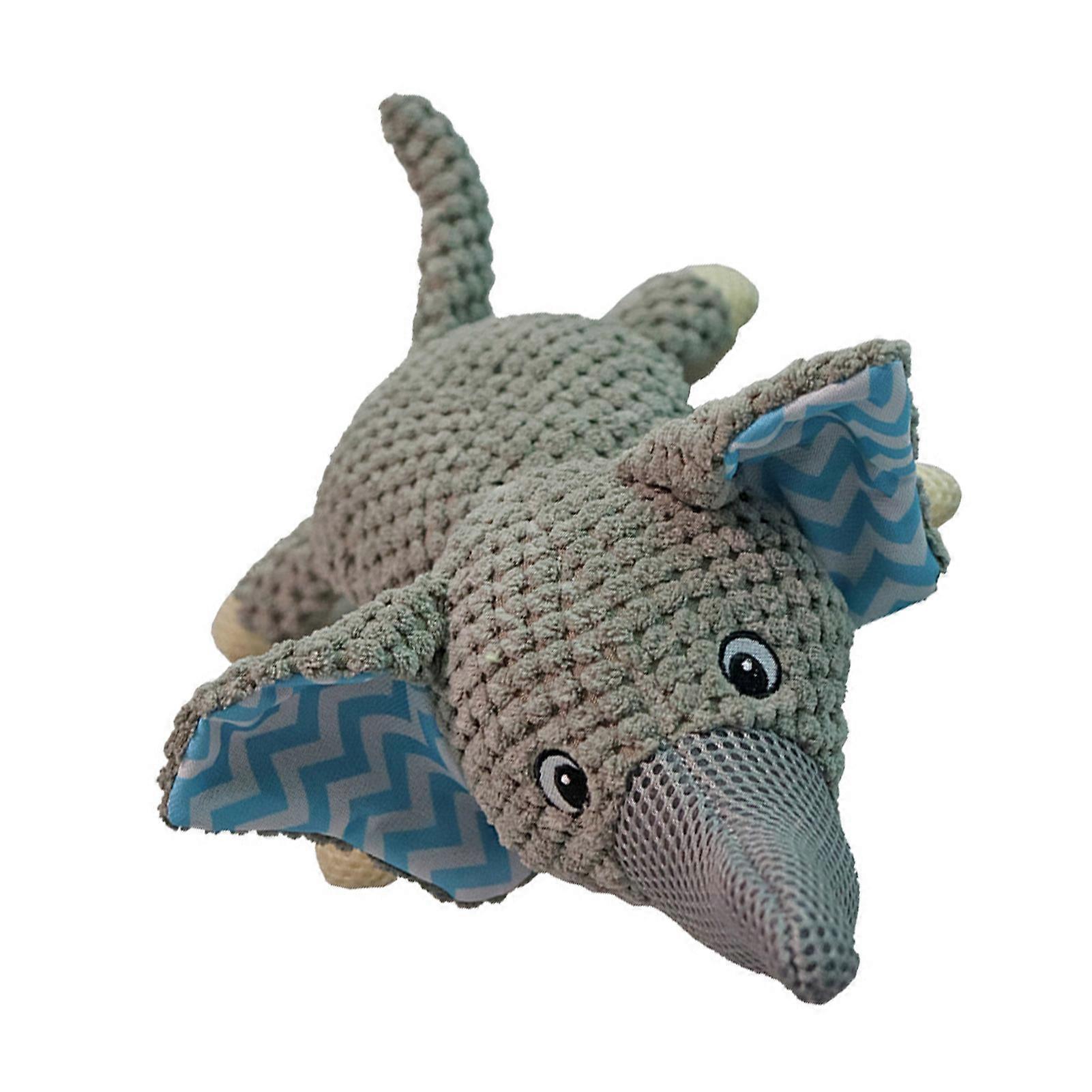 Bite Resistant Elephant Plush Toy for Dogs with Sound Design