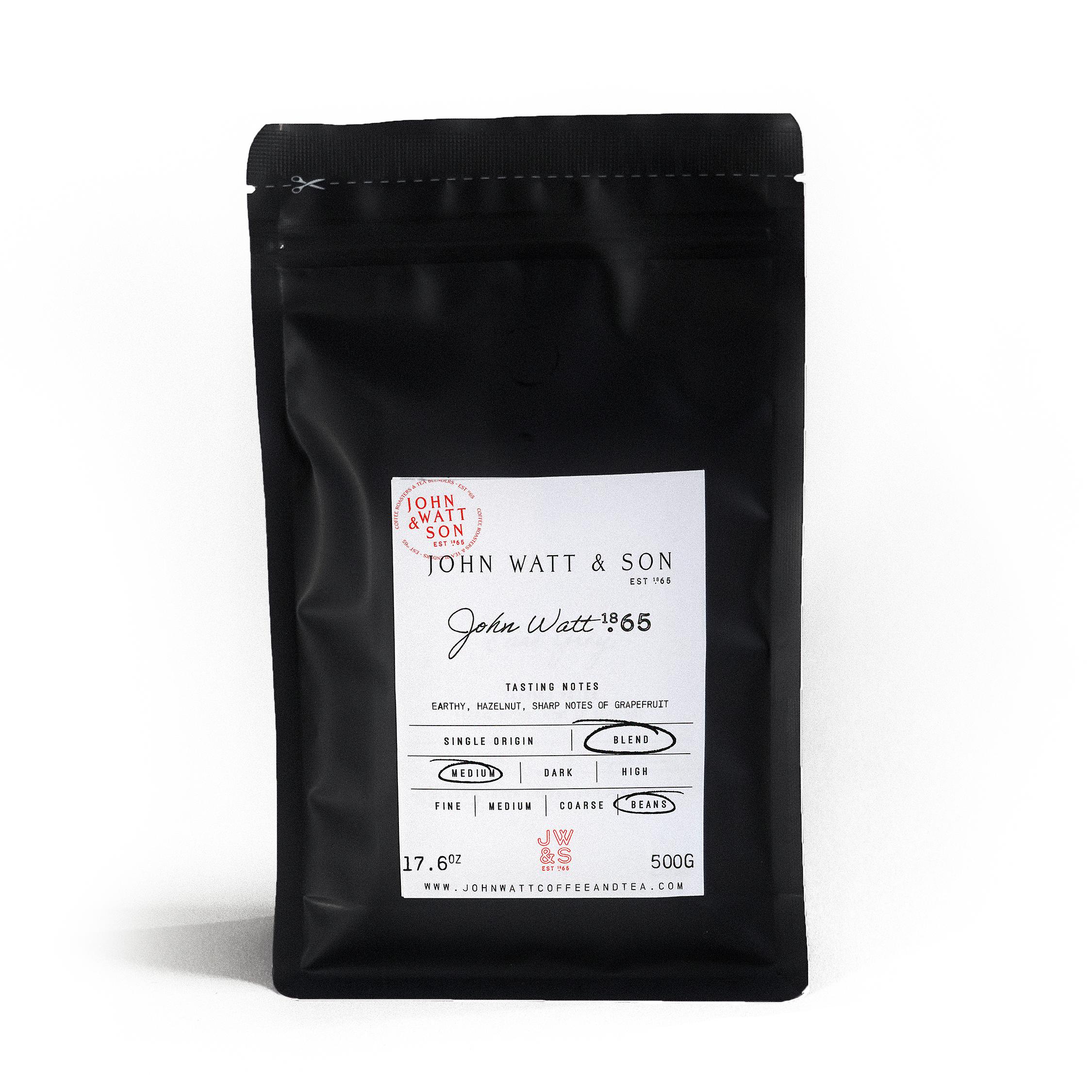 John Watt 1865 House Coffee - Bean - 500g