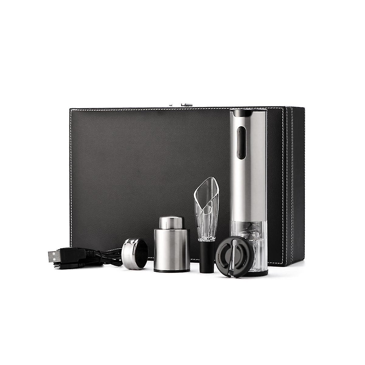 5-in-1 Bottle Opener Set Recharable Functal Set Box