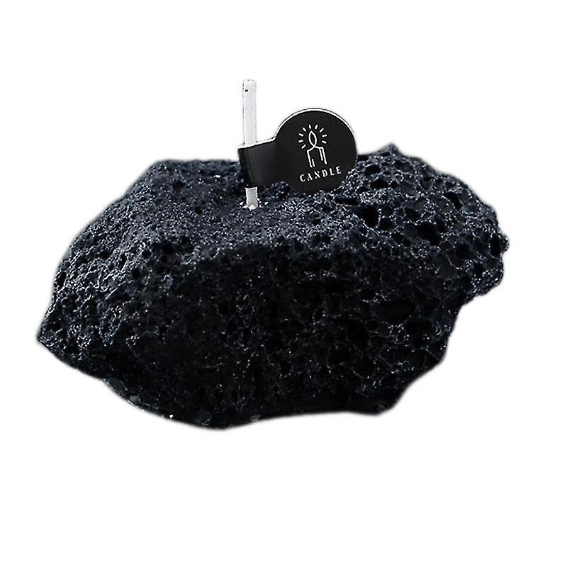 3 Pcs Meteorite Shaped Black Candles For Men Gift,space Theme Scented Candles For Home Scented Home