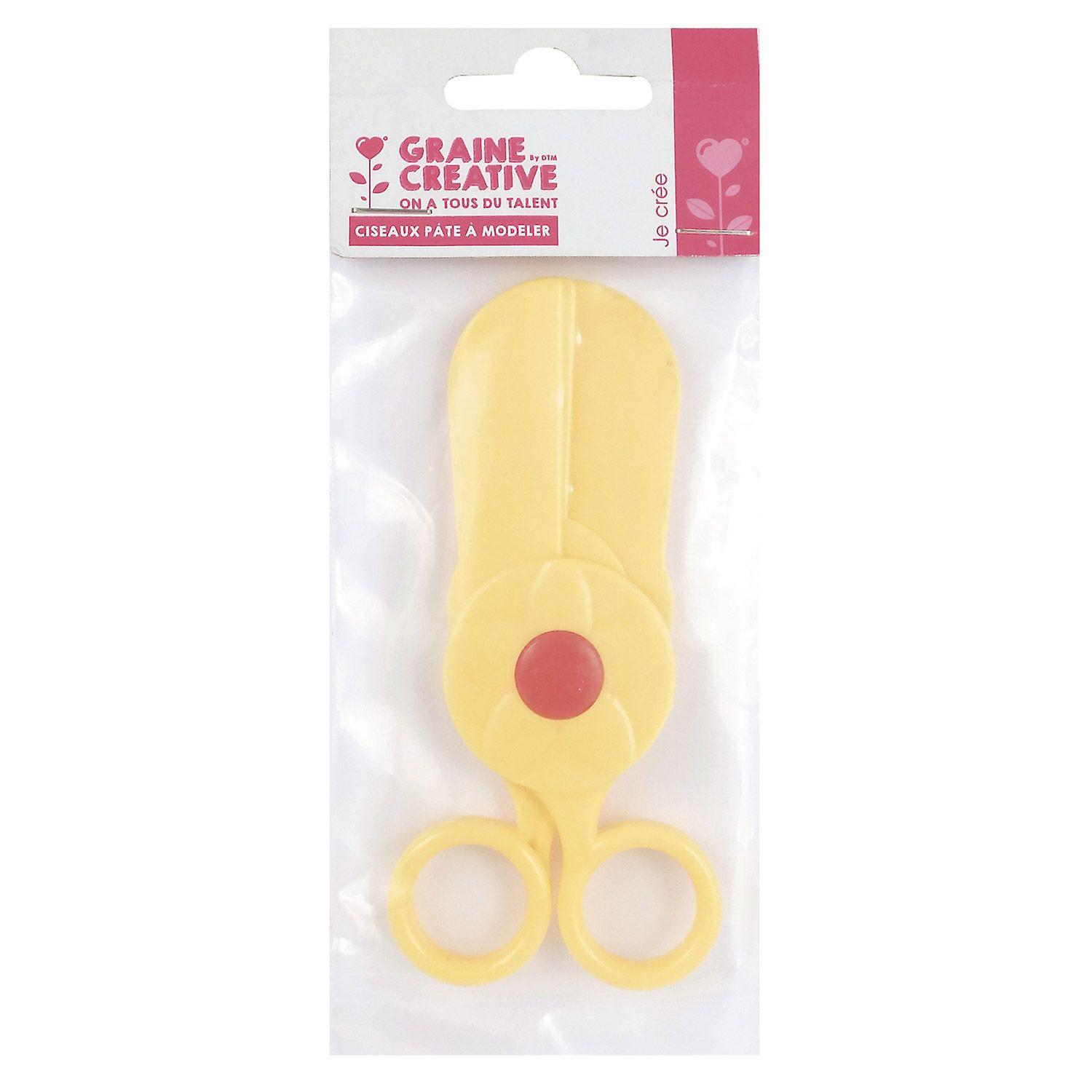 Plastic scissors for modeling clay