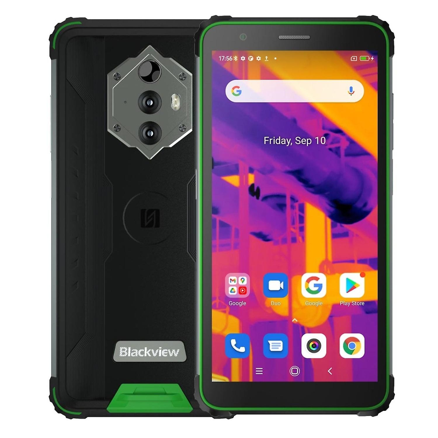 Blackview BV6600 Pro Rugged Phone Thermal Imaging Camera 4GB+64GB 8580mAh 5.7 inch Android 11 Green