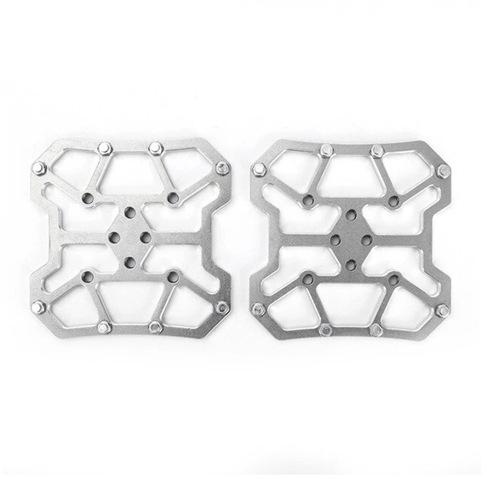 Premium Clipless Pedal To Platform Adapters 1 Pair Aluminum Alloy Bike Pedal Platform for Bicycle