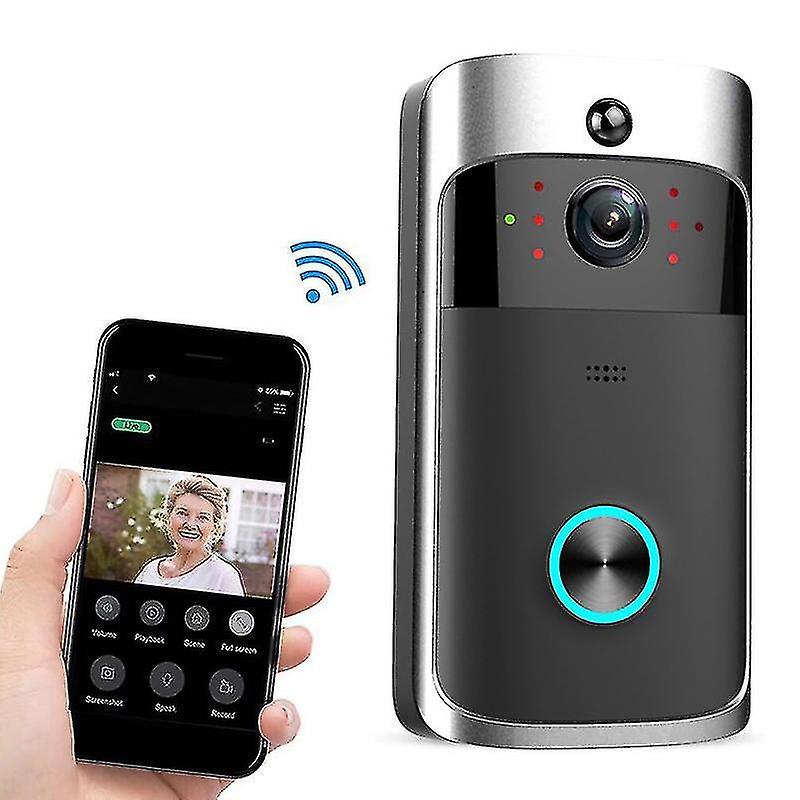 Wifi Remote Monitoring Intercom Doorbell Infrared Sensor Night Vision Video Doorbell