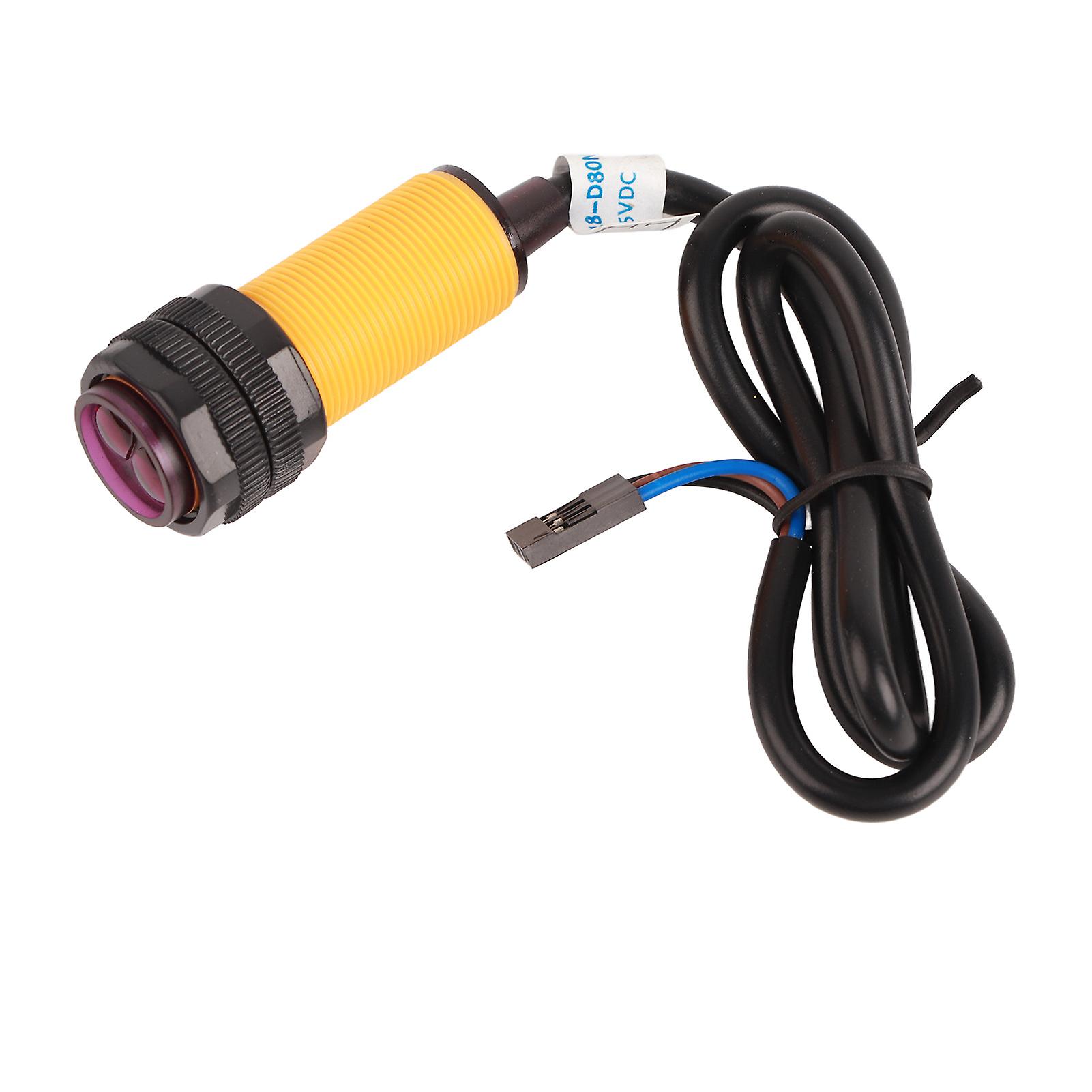 Photoelectric Sensor Infrared Switch Obstacle Avoidance 3‑80cm Induction Distance With Jumper Head 8