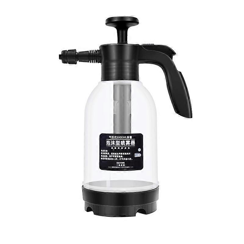 Manual Car Wash Foam Sprayer, Two Modes, Large Spray Area, Pressure Foam Sprayer for Gardening and Home, Black and White