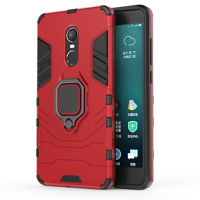 Protective shell case with stand for Xiaomi Redmi Note 7 - Red