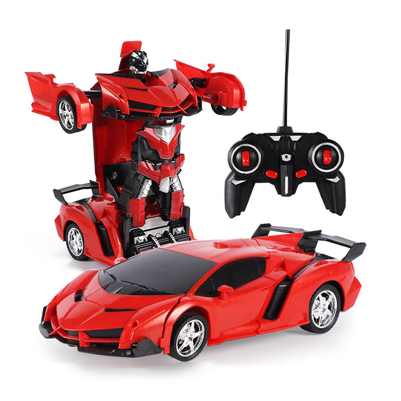 Children's Remote Control Robot Car Transformer Toy Anti-Fall Puzzle Car Plaything for Kids Boy Girl