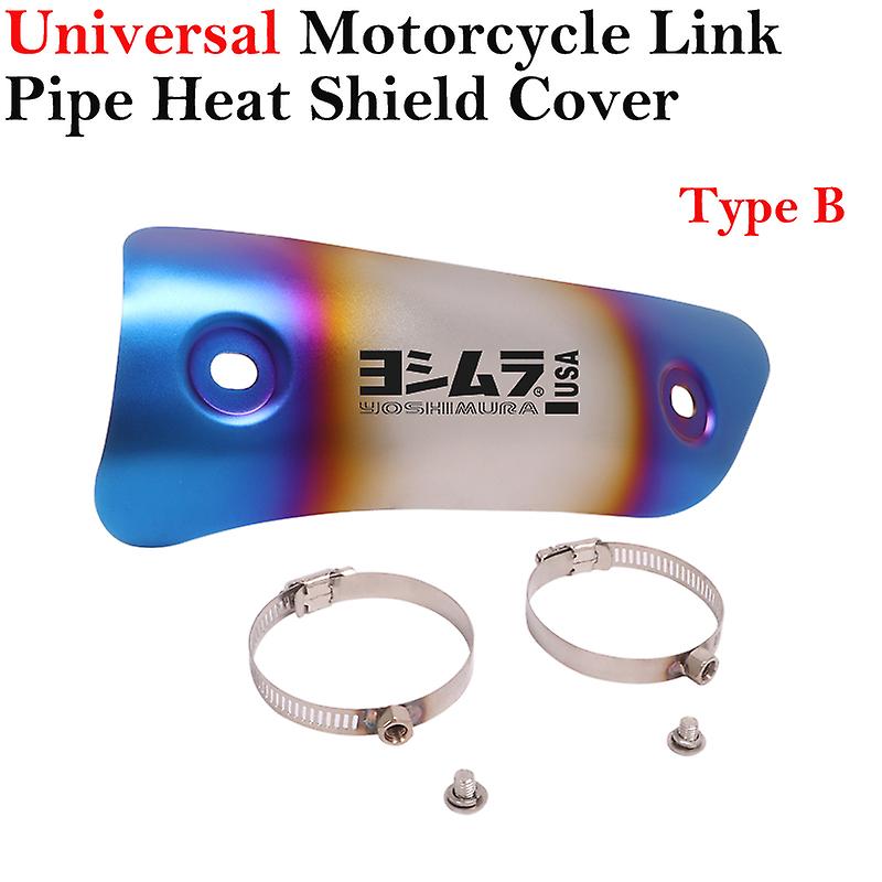38 - 65MM Universal Yoshimura Motorrad Auspuff Link Rohr Hitzeschild Abdeckung Isolierung Anti-Verbrühen Schutz Für R1 z900 FZ6N