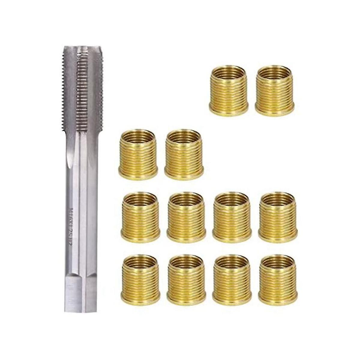 Spark Plug Thread Repair Tools, High Speed Steel Tap Spark Plug With M14x1.25 Inserts And M16x1.25