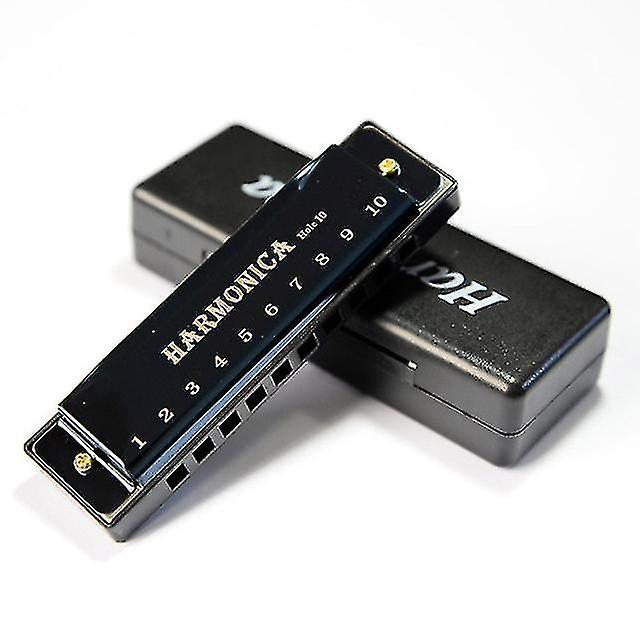 Harmonicas Harmonica 10 Holes Harp 20 C Tone Diatonic Harp Key C Blues Jazz Band Mouth Organ Harp Black