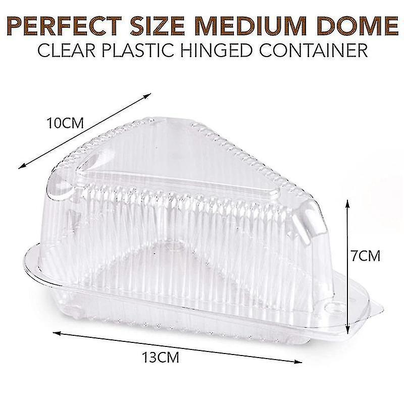 100pcs Triangle Cheesecake Boxes Slice Cake Box Triangle Pie Holders Cake Boxes For Bakery Party Wed