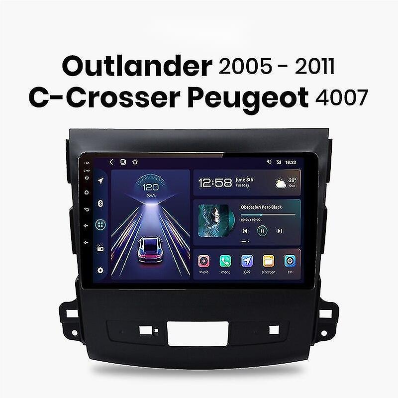 Android Auto Car Radio Multimidia For Mitsubishi Outlander xl 2 2005-2011 For Citroen C-Crosser