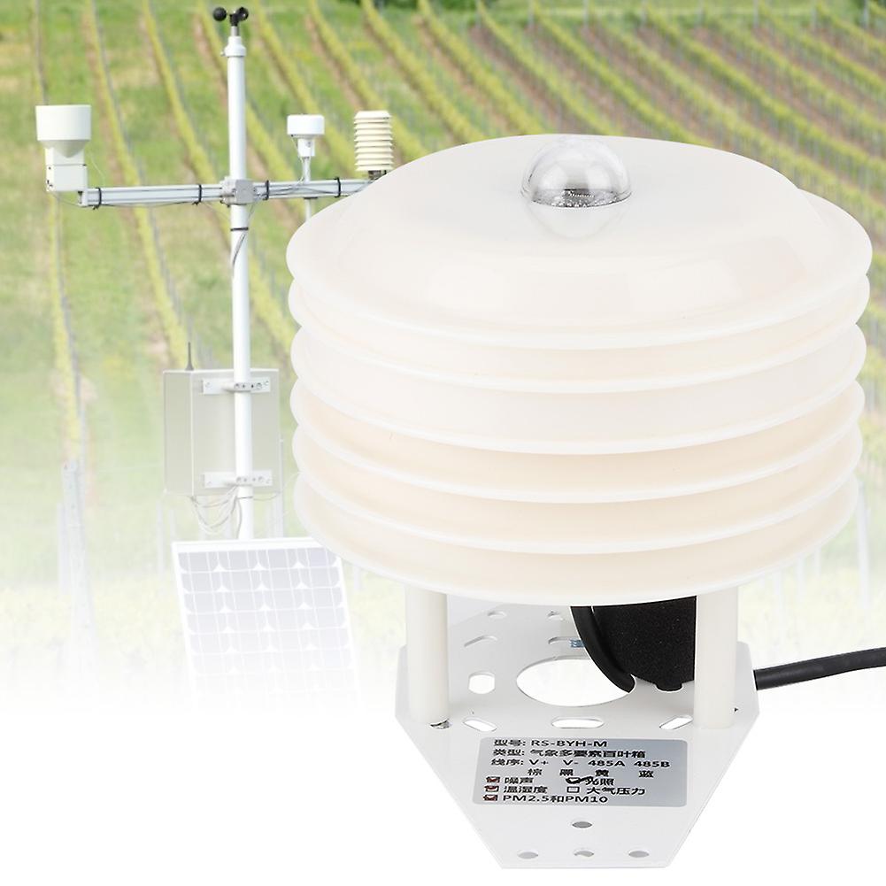Meteorological Station Garden Thermometer Screen Temperature Humidity Sensor Transmitter PM2.5 PM10 Sensor