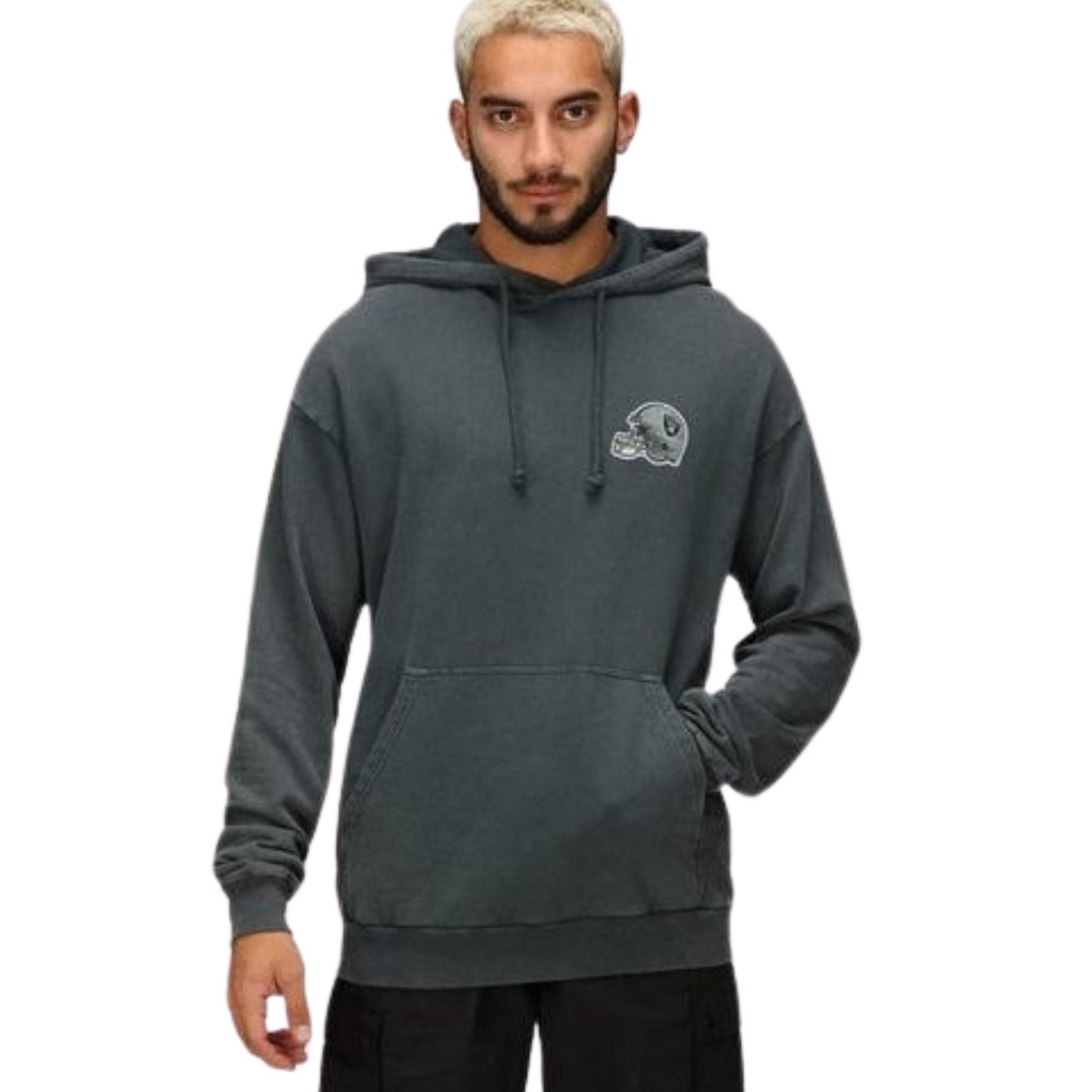 Las Vegas Raiders Helmet Chest College Backprint Hoodie
