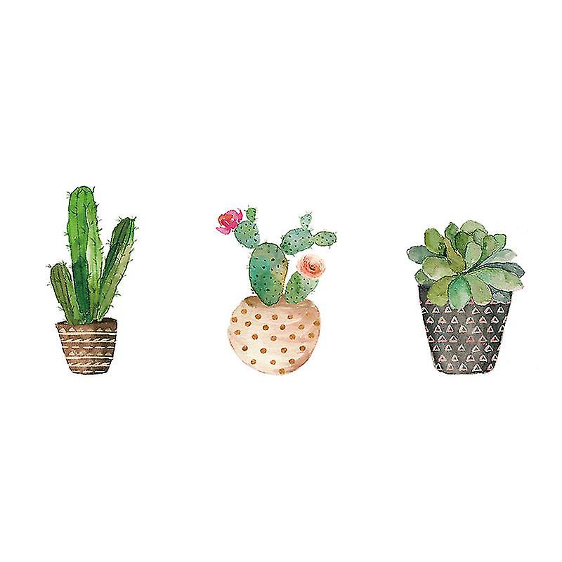 3pcs Cactus Painting