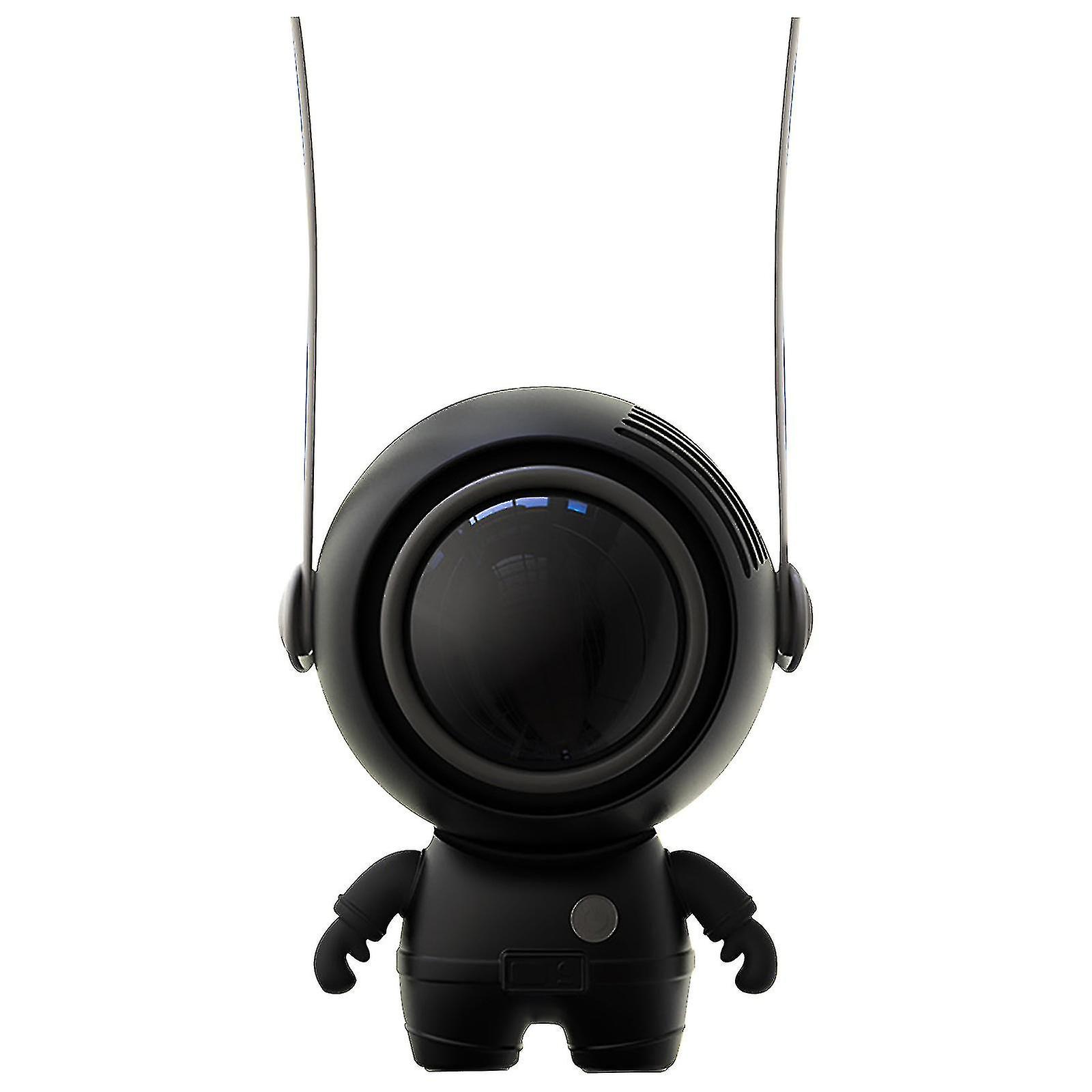 Usb Portable Lanyard Small Fan Hanging Neck Handheld Mini Leafless Spaceman Small Fan