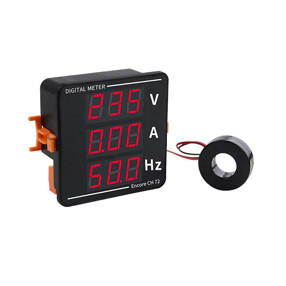 Electrical Ac Voltage Current Frequency Three-combination Meter With High Precision Digital Display Led Digital Voltmeter