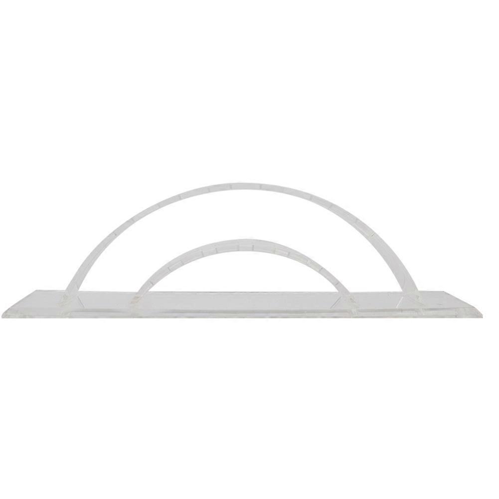 Acrylic Transparent 6 Holes False Eyelashes Grafting Tweezers Rack Display Stand Storage RackTransparent 230 x 50 x 100mm