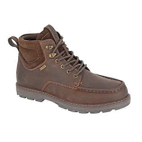 Woodland Mens Waxy Leather Ankle Boots