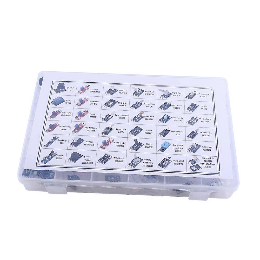 Kit de modules de capteurs Ultimate 37 en 1 pour l’utilisateur de l’éducation MCU avec boîtier