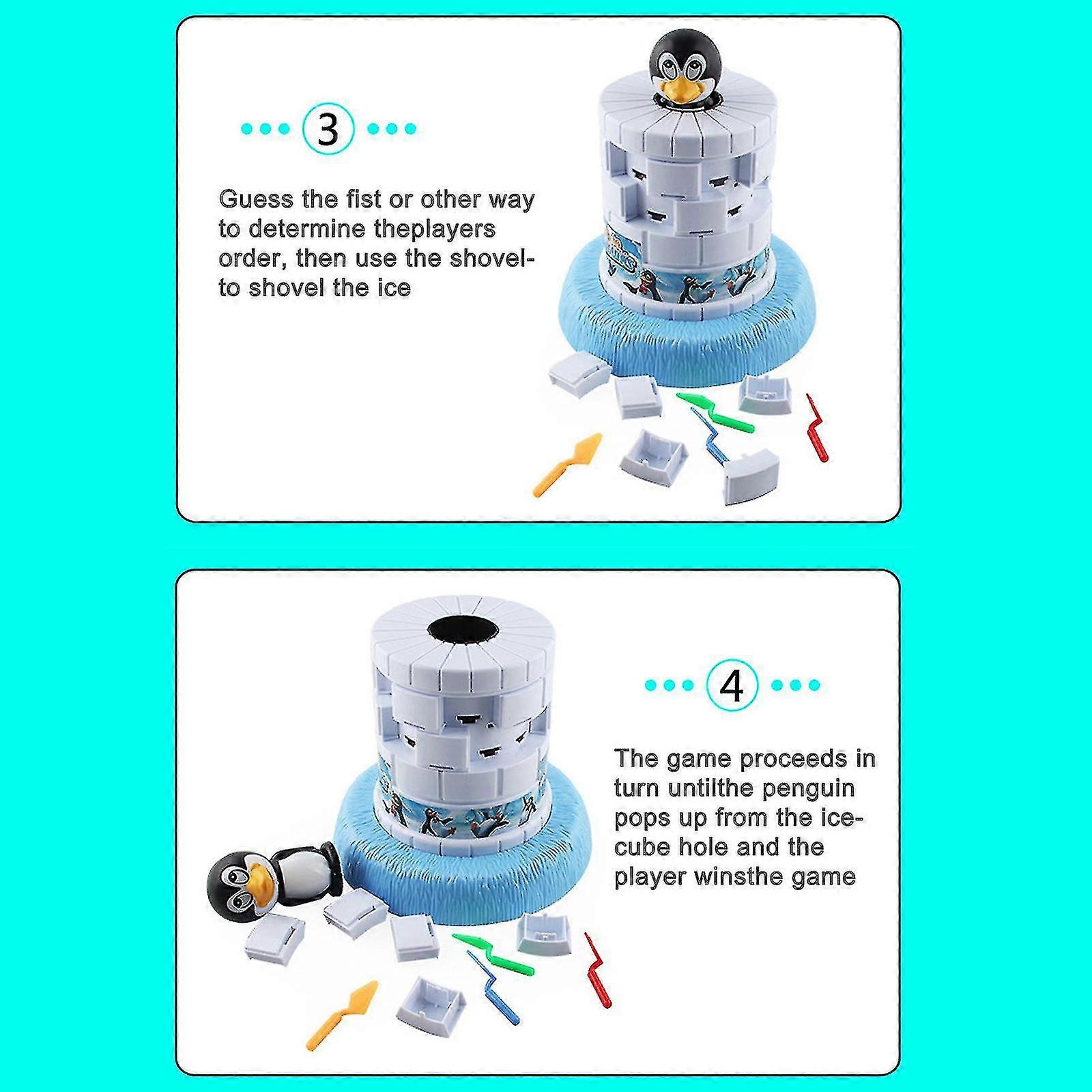 Fun Challenging Kids Game Help Save The Penguin By Taking Turns Digging ...