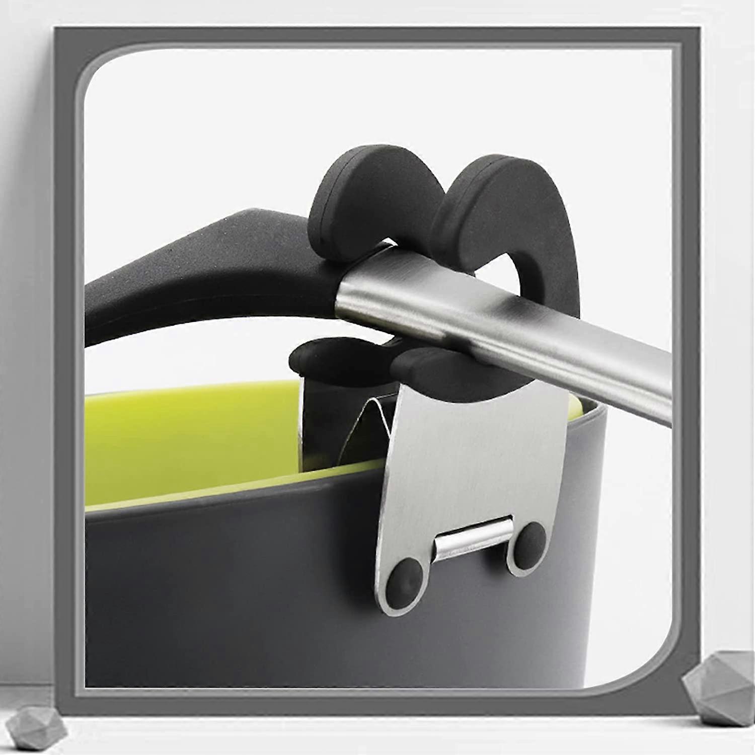 Pot Side Clip Spoon Holder Silicone Cooking Spoon Holder