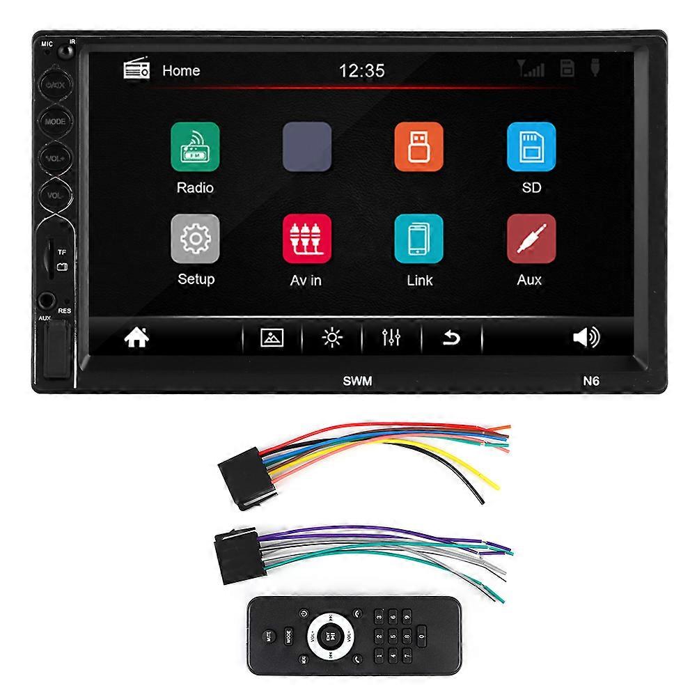 7 in 2 DIN TFT Auto MP5 Player HD Bluetooth Touchscreen Stereo Radio SWM N6 für Android IOS E2U011