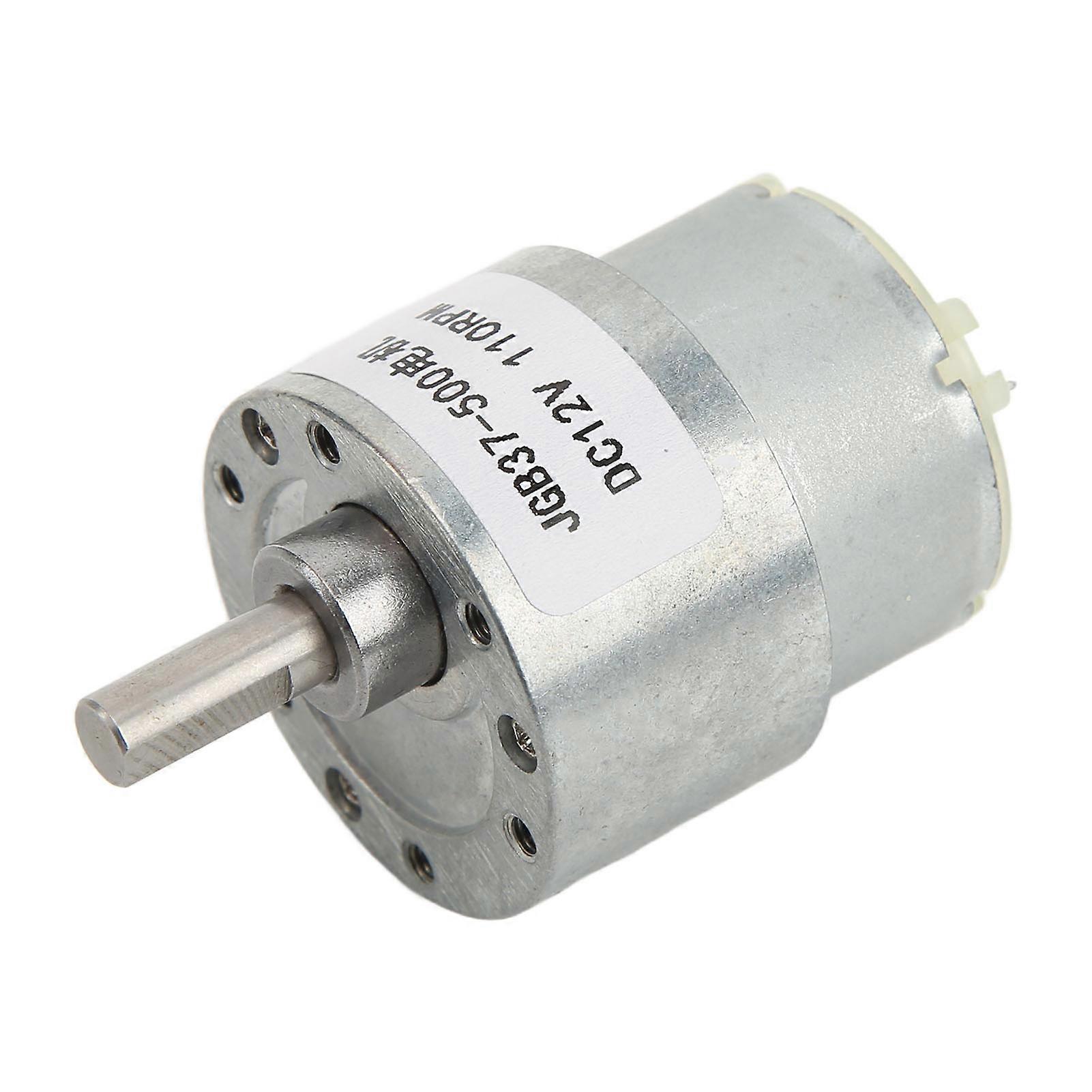 Gear Motor DC 12V 110RPM Speed Reduction Self Locking Turbine Worm Geared Motor for Machine 