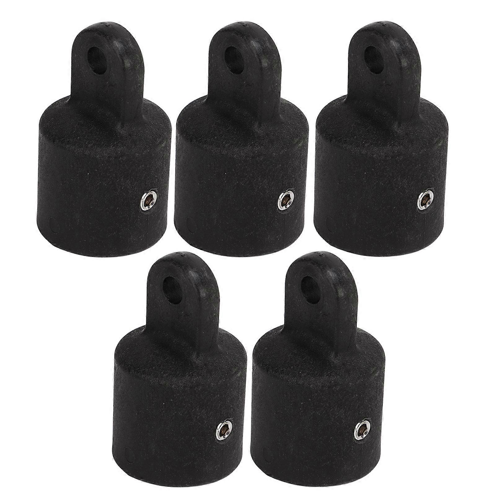 5stk Top Eye End Cap Nylon Bimini Top Cap Montering Marine Bimini Top Hardware til både Kajakker 7/8in (22mm)