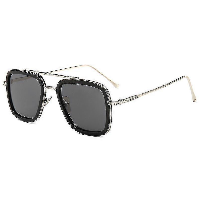 Square Metal Sunglasses Glasses