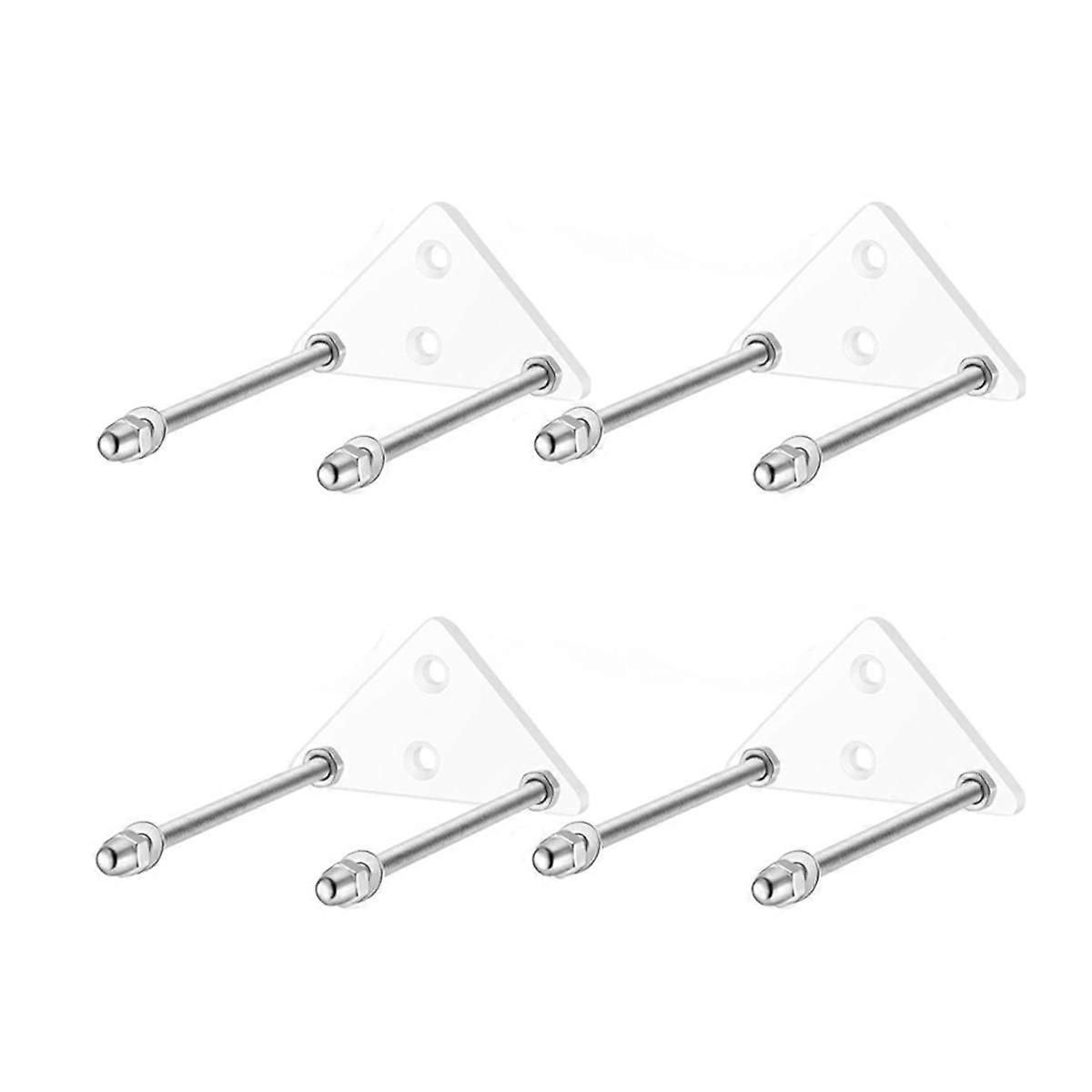 4stk skateboard bøjle, skateboard vægbeslag vægophæng rack opbevaring display holder til skateboards dæk display display
